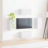  Komplet TV omaric 4 pcs Bela Konstruiran les, (5000132396) | Shoptok.si