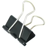 clips, kancalarijske štipaljke, 25 mm, crna, 12K ( 482402 )