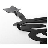 Lessentiel Maison zidna vešalica Hello, 68x22x2cm, Crna | ePonuda.com