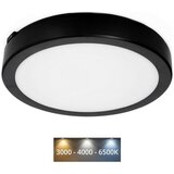  LED kupatilsko plafonsko svetlo NAIROS LED/18W/230V 3000/4000/6500K IP65 crno | Eponuda.com