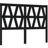 Maison Chic posteljno vzglavje - vzglavna omarica - nočna omarica črno 166x4x100 cm trdna borovina, (21706532) | Shoptok.si