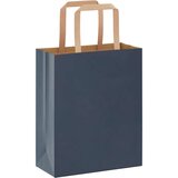  Papirnate vrećice 250 kom s ručkama plave 18x8x22 cm | shoptok.hr