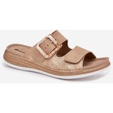 Inblu Women's Slippers With Buckle And Velcro Beige | shoptok.hr