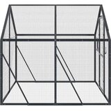  Kavez za ptice antracit 1,79x2x1,85 m aluminijski | shoptok.hr