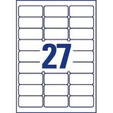 Avery Zweckform Transparentne etikete za C6 ovojnice 63,5 x 29,6 mm | Shoptok.si