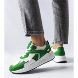 Gemre Green sneakers made of mixed materials Riel | Shoptok.si