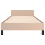  Okvir za krevet s uzglavljem cappuccino 80x200 cm umjetna koža Slike