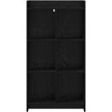 Police za knjige Crni hrast 59 x 30 x 111 cm Konstruirano drvo | Shoptok.si