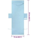 vidaXL Brisače za ležalnik 2 pcs Modra 210 x 75 cm | Shoptok.si