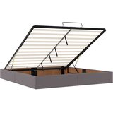 vidaXL otomanski okvir kreveta s madracima sivi 200x200cm umjetna koža | shoptok.hr