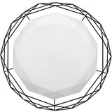  Bijela LED stropna svjetiljka s metalnim sjenilom 43x43 cm Sven – | shoptok.hr