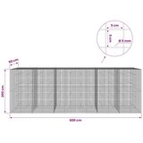  Gabion s žicom debljine 5 mm i mrežom 5x5 cm 600x50x200 cm - 50 cm 200 cm 600 cm | shoptok.hr