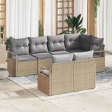  Set sofe 7 pcs Bež poliratan | Eponuda.com