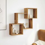 vidaXL Zidni ormarić 78x18x71 cm boja starog drva konstruirano drvo | shoptok.hr