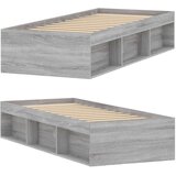 vidaXL Okvir za krevet boja hrasta 75x190 cm mali za jednu osobu | shoptok.hr