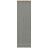  Regal za knjige VIGO sivi 90x35x114,5 cm od masivne borovine | Eponuda.ba