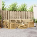  Set vanjskih sofa 7 kom. Bijela i bež | shoptok.hr