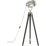 vidaXL Trinožna stoječa svetilka črna trden mangov les 97 cm, (20686947) | Shoptok.si