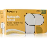 BeeSure Naturals Cloud White nitrilne rukavice bez pudera veličina L 300 kom | shoptok.hr