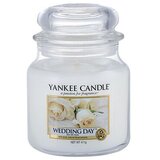 Yankee Candle Wedding Day dišeča svečka 411 g unisex Cene