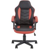 XORA GAMING STOL umetna masa, tekstil rdeča, črna | Shoptok.si