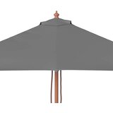  suncobran s drvenim stupom 150 x 200 cm antracit | Eponuda.com