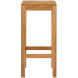 Barska stolica 4 pcs Prirodna Čvrsto teak drvo | shoptok.hr