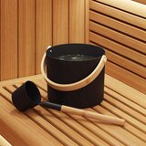  Set kofa za saunu 2 pcs Crna 8.5 x 8 x 4.5 cm Aluminij | shoptok.hr
