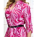 Resti Women's dress in a'la zebra pattern in fuchsia- Clothing | Shoptok.si