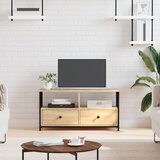 TV ormarić boja hrasta sonome 90 x 33 x 45 cm od drva i željeza | shoptok.hr