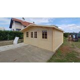 Male kuće Drvena vrtna kućica BIDASOA 500 × 400 cm – bez završnog krovnog pokrova | shoptok.hr