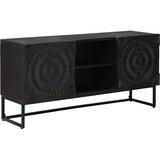TV ormar s ladicama s policom s pohranom Crna 105 x 30 x 54 cm | shoptok.hr