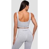GymBeam Lift Seamless Sports Bra Grey