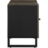 TV ormarić crni 105 x 33 x 46 cm od masivnog drva manga | Eponuda.ba