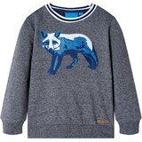  Dječja topla majica modra prošarana 140 | shoptok.hr