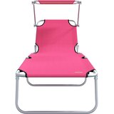  Ležaljka 2 pcs Ružičasta 58 x 188 x 77cm Poliester | shoptok.hr