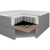 Bessagi Home Postelja Z Vzmetnico Vida, Antracit, Nadvložek, 90x200 | Shoptok.si