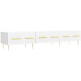 TV ormarić bijeli 150 x 36 x 30 cm od konstruiranog drva | shoptok.hr