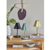 Bloomingville Medeninasta LED namizna svetilka s kovinskim senčilom (višina 28 cm) Lianna – | Shoptok.si