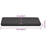  Prostirke za stepenice 30 kom 65x21x4 cm antracit pravokutni rub | shoptok.hr