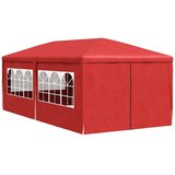  Zabavni šotor Rdeča 600 x 300 x 255 cm PE in jeklo, (5000204529) | Shoptok.si