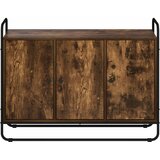  Komoda Dimljeni hrast 102 x 35 x 75 cm Prerađeno drvo | shoptok.hr