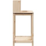  Miza za sajenje s policami 82,5x50x109,5 cm borovina | Shoptok.si