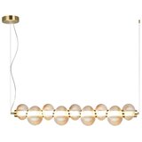  LED luster na sajli BOLLA LED/32W/230V zlatna/zadimljeno bež | Eponuda.com
