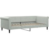  Dnevni krevet svjetlosivi 90 x 200 cm baršunasti | shoptok.hr