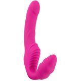 You2Toys Vibrating Strapless Strap-on 2 Motors with Remote Pink | shoptok.hr