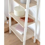 Kave Home Bel/v naravni barvi regal v hrastovem dekorju 56x172x32 cm Aarhus – | Shoptok.si