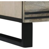  Noćni ormarići s ladicama 2 pcs Bijela i crna 40 x 33 x 46 cm | shoptok.hr