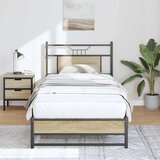  Okvir kreveta bez madraca boja hrasta sonome 75 x 190 cm drveni | shoptok.hr