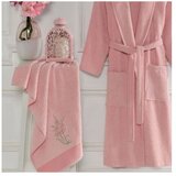 Mila Home Ružičasti pamučan kupaonski ogrtač i ručnik u setu S/M – | shoptok.hr